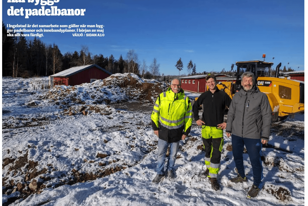 Samarbete om padelbanor i Ingelstad